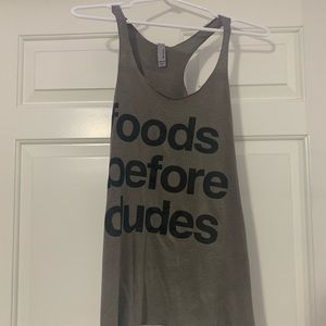 next level foods before dudes tank top medium